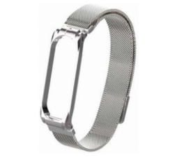 Slika 2 izdelka: Kovinski pašček za uro Xiaomi Mi Band 5 in 6 - srebrn