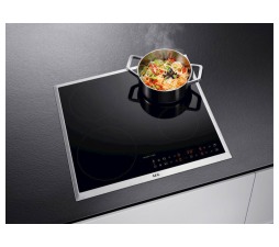 Slika 2 izdelka: Kuhalna plošča AEG IKB64301XB, ind. + inox rob