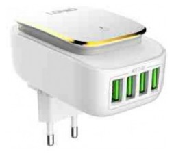 Slika 2 izdelka: LDNIO HIŠNI POLNILEC 220V adapter 4 x USB 4,4A s Type C kablom