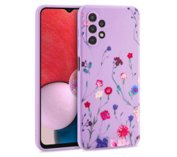 Slika 2 izdelka: Liquid silikonski ovitek Pomlad za Samsung Galaxy A13 LTE A135  - vijola