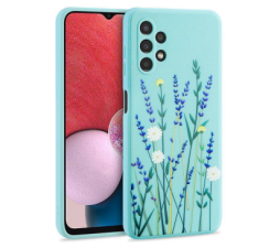 Slika 2 izdelka: Liquid silikonski ovitek Pomlad za Samsung Galaxy A53 - moder