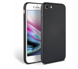 Slika izdelka: Liquid silikonski ovitek za iPhone 7 / 8 / SE 2020 - črn