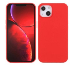 Slika 2 izdelka: Liquid silikonski ovitek za iPhone 13 6.1 - rdeč
