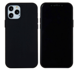 Slika 2 izdelka: Liquid silikonski ovitek za iPhone 14 Pro - črn