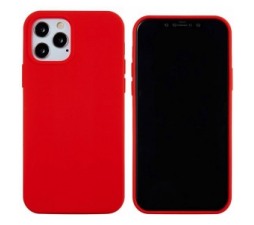 Slika 2 izdelka: Liquid silikonski ovitek za iPhone 13 Pro - rdeč