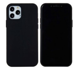 Slika 2 izdelka: Liquid silikonski ovitek za iPhone 13 Pro Max - črn