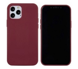 Slika 2 izdelka: Liquid silikonski ovitek za iPhone 13 Pro - bordo rdeč