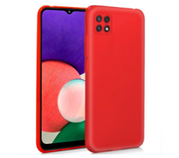 Slika 2 izdelka: Liquid silikonski ovitek za Samsung Galaxy A22 A226 5G  - rdeč