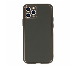 Slika izdelka: Luxury silikonski ovitek za Xiaomi Mi 11 - siv z zlatim robom
