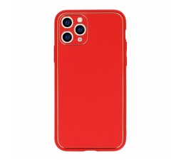 Slika izdelka: Luxury silikonski ovitek za Xiaomi Mi 11 - rdeč z zlatim robom
