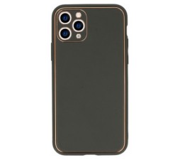 Slika 2 izdelka: Luxury silikonski ovitek za Xiaomi Mi 11 - siv z zlatim robom