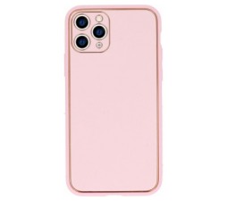 Slika 2 izdelka: Luxury silikonski ovitek za Xiaomi Mi 11 - roza z zlatim robom