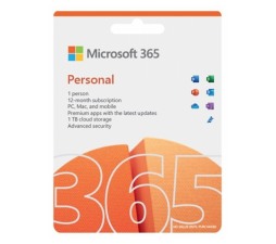 Slika izdelka: Microsoft 365 Personal, letna naročnina, slovenski jezik