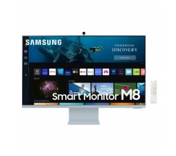 Slika izdelka: Monitor Samsung S32BM801UN SMART M80B Moder, 32", VA, 16:9, 3840X2160, USB-C, USB Hub, Wi-Fi,kamera