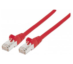 Slika izdelka: Mrežni kabel Intellinet 0,5 m Cat6A, CU, Rdeč
