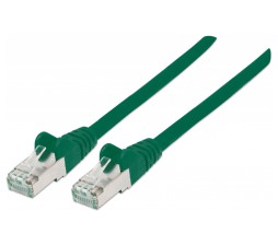 Slika izdelka: Mrežni kabel Intellinet 0.5 m Cat6A, CU, zelen