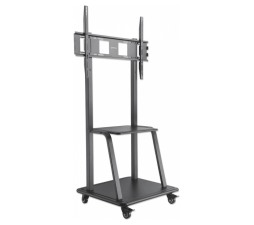 Slika 2 izdelka: Multimedijski voziček 37''-100'' MANHATTAN, 150kg, naklon 0°, črne barve