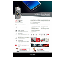 Slika izdelka: My Screen protector ZAŠČITNA FOLIJA 3D Expert LG V30  - super zaščita za ukrivljene ekrane
