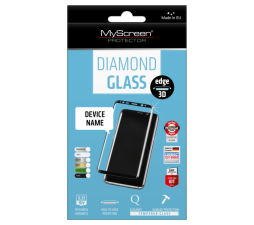 Slika izdelka: My Screen protector ZAŠČITNO KALJENO STEKLO iPhone 7 / iPhone 8 - DIAMOND GLASS EDGE 3D - črn