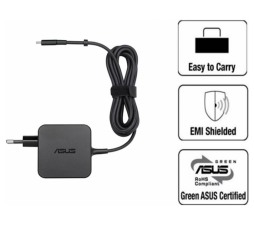 Slika 2 izdelka: Napajalnik ASUS AC65-00 EU 65W V3 USB Type-C Adapter 
