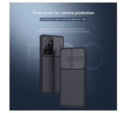 Slika izdelka: Nillkin CamShield zaščita za Samsung Galaxy S21 Ultra G998 - črna
