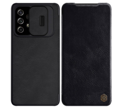 Slika 2 izdelka: Nillkin preklopna torbica QIN Pro z zaščito kamere za Samsung Galaxy A53 - črna