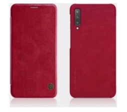 Slika 2 izdelka: Nillkin preklopna torbica QIN za Samsung Galaxy A7 2018 A750 rdeča