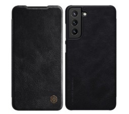 Slika 2 izdelka: Nillkin preklopna torbica QIN za Samsung Galaxy S21 FE G990 - črna