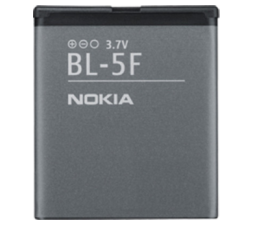 Slika 2 izdelka: NOKIA Baterija BL-5F E65, N93i, N95, N96, 6210na, 6290 original