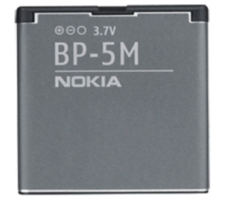 Slika 2 izdelka: NOKIA Baterija BP-5M 6220 Classic, 6500 Slide, 7390, 8600 Luna, 6110n, 6220c, 6500s original