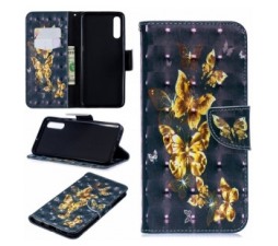 Slika 2 izdelka: Onasi Butterfly preklopna torbica za Samsung Galaxy A70 A705 - črna