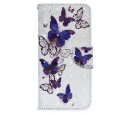 Slika 2 izdelka: Onasi Butterfly preklopna torbica za Samsung Galaxy A70 A705 - bela