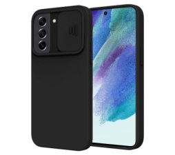 Slika 2 izdelka: Onasi Lens Cover silikonski ovitek zaščita za Samsung Galaxy S21 FE G990 - črn
