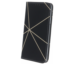 Slika izdelka: Onasi Mistik preklopna torbica Samsung Galaxy Xcover 6 Pro - črna z zlatimi črtami