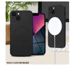 Slika izdelka: Onasi silikonski ovitek MagSafe za iPhone 7 / 8 / SE 2020 - mat črn