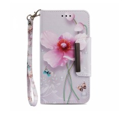 Slika izdelka: Onasi Vivid preklopna torbica za Samsung Galaxy A7 2018 A750 - pink flower