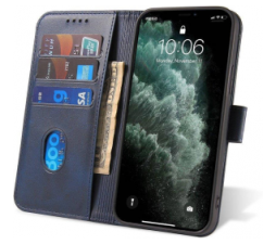 Slika 2 izdelka: Onasi Wallet denarnica usnjena preklopna torbica Samsung Galaxy A13 LTE A135 - modra