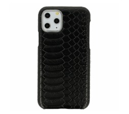 Slika izdelka: Ovitek z vzorcem krokodila za iPhone 12 / 12 pro - črn
