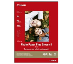 Slika izdelka: Papir CANON PP-201 A4; A4 / high gloss / 265gsm / 20 listov
