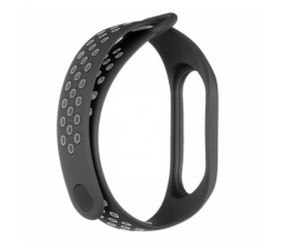 Slika izdelka: Pašček za uro Xiaomi Mi Band 5 in 6 - črno siv