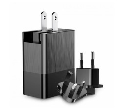 Slika izdelka: Polnilec BASEUS Duke (EU / UK / US) 5V/3,4A (črn)