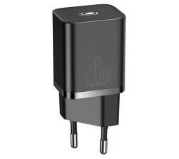 Slika izdelka: Polnilec BASEUS Si QC 3.0 / PD 20W, Type-C (črn)