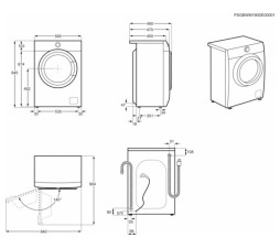 Slika 2 izdelka: Pralni stroj Electrolux EW6S427BI 45cm, 7 kg, inv.