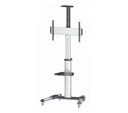 Slika izdelka: Multimedijski voziček 37''-70'' MANHATTAN, 50kg, naklon +5° do -12°, sive barve
