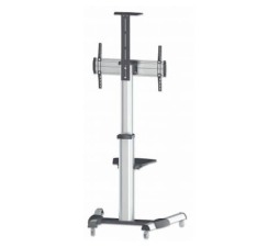 Slika 2 izdelka: Multimedijski voziček 37''-70'' MANHATTAN, 50kg, naklon +5° do -12°, sive barve