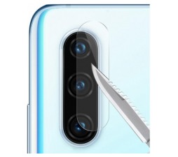 Slika 2 izdelka: Premium ZAŠČITNO KALJENO STEKLO za ZADNJO KAMERO za Huawei P30 Lite