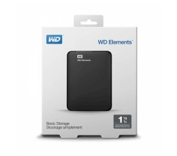 Slika izdelka: Prenosni trdi disk WD Elements 1 TB črne barve