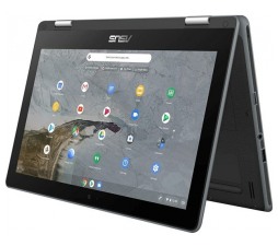Slika izdelka: Prenosnik ASUS Chromebook Flip C214MA-BU0475 Celeron / 4GB / 64GB SSD / 11,6" HD zaslon na dotik / ChromeOS (siv) (Certified Refurbished)