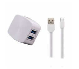 Slika izdelka: Remax hišni polnilec RP-U215 2,4A s polnilnim kablom MicroUSB