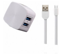 Slika 2 izdelka: Remax hišni polnilec RP-U215 2,4A s polnilnim kablom MicroUSB